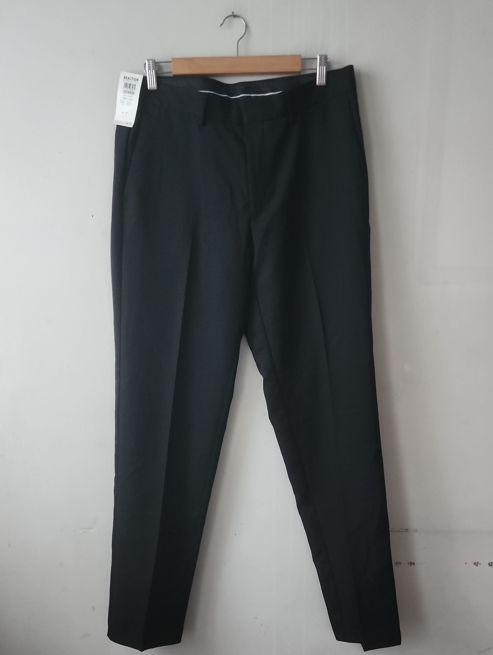 Kenneth Cole Black Men's Dress Pants - Slim Tailored